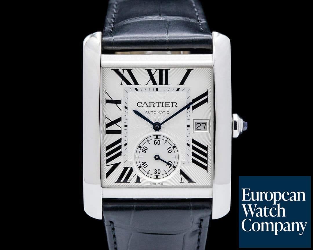 Image of Cartier W5330003 Tank MC SS Silver Roman Dial