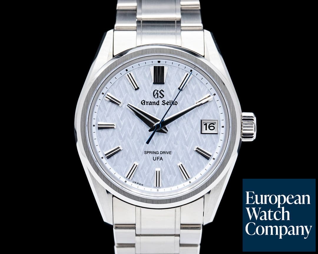 Image of Grand Seiko SLGB003 Evolution Titanium Ice Forest Silver Blue Dial 2025