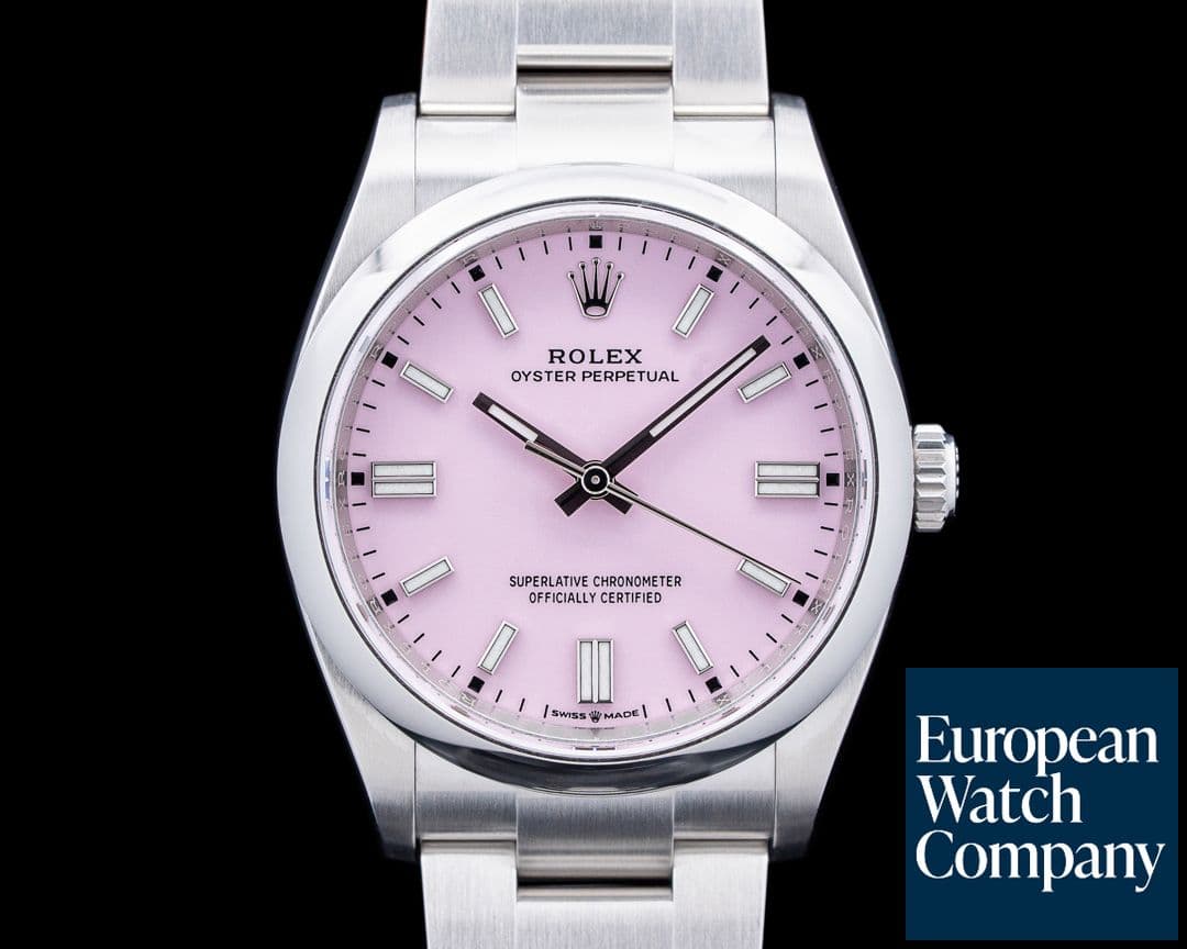 Image of Rolex 126000 Oyster Perpetual SS Pink Dial