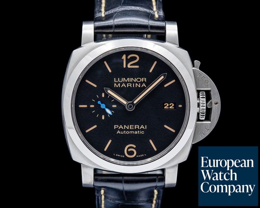 Image of Panerai PAM01392 Luminor Marina 1950 3 Days SS Black Dial