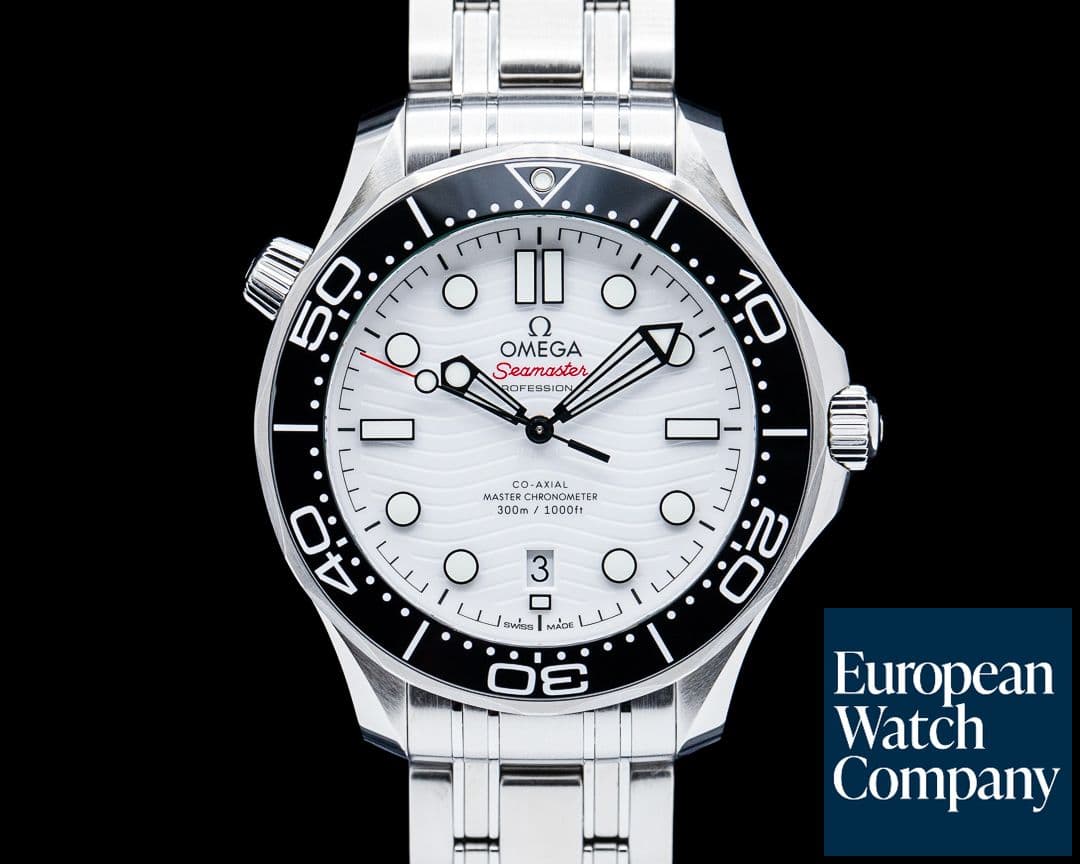 Image of Omega Seamaster Diver 300M SS White Dial