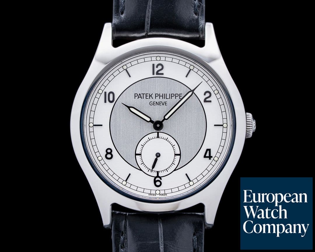 Image of Patek Philippe 5565A-001 Calatrava Stainless Steel Silver Dial LIMITED