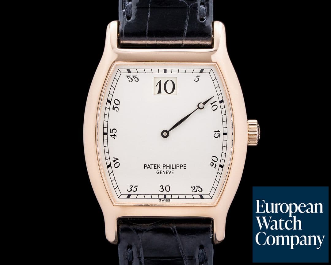 Image of Patek Philippe 3969R Jump Hour 18K Rose Gold Silver Dial