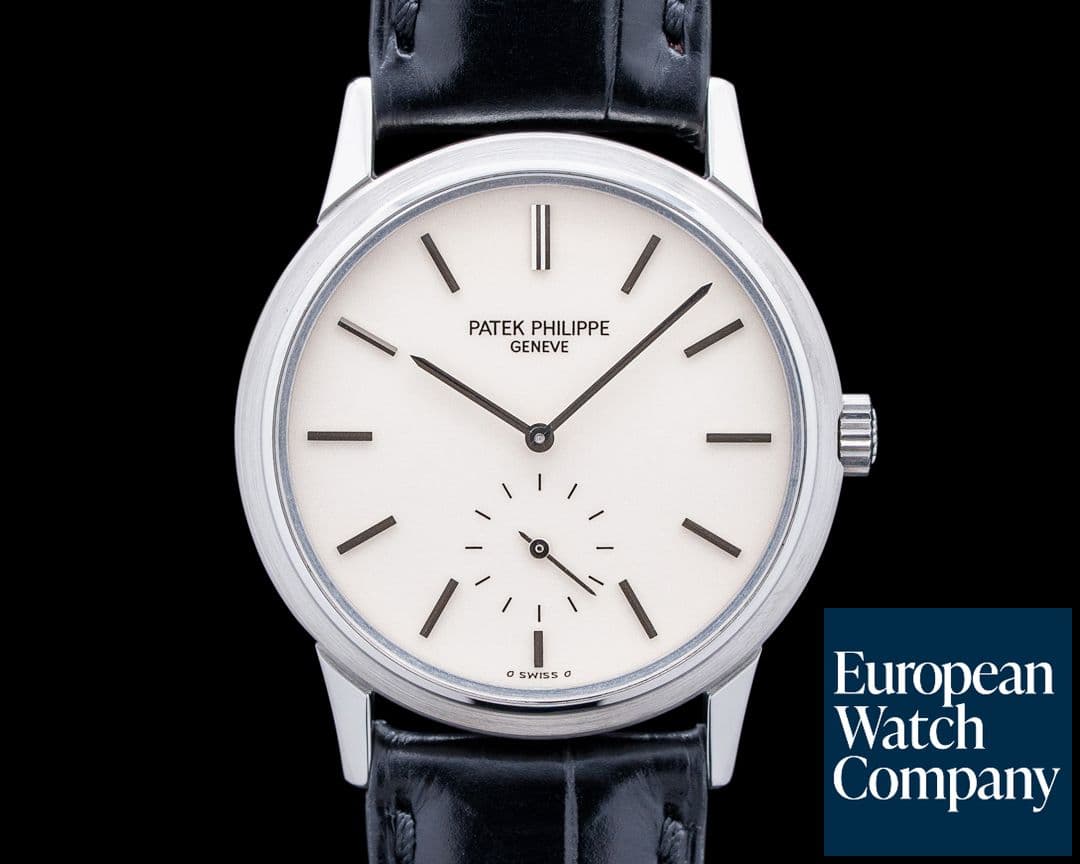 Image of Patek Philippe 3718A Calatrava 150th Anniversary SS Ivory Dial