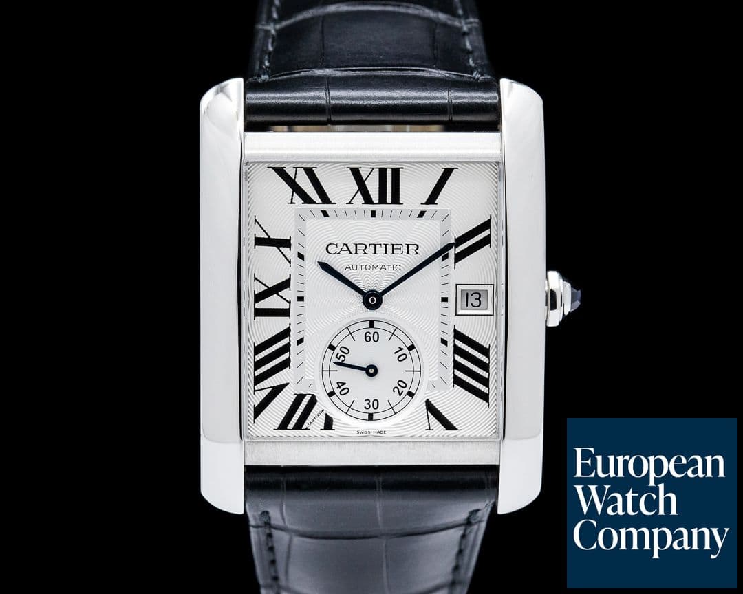 Image of Cartier W5330003 Tank MC SS Silver Roman Dial