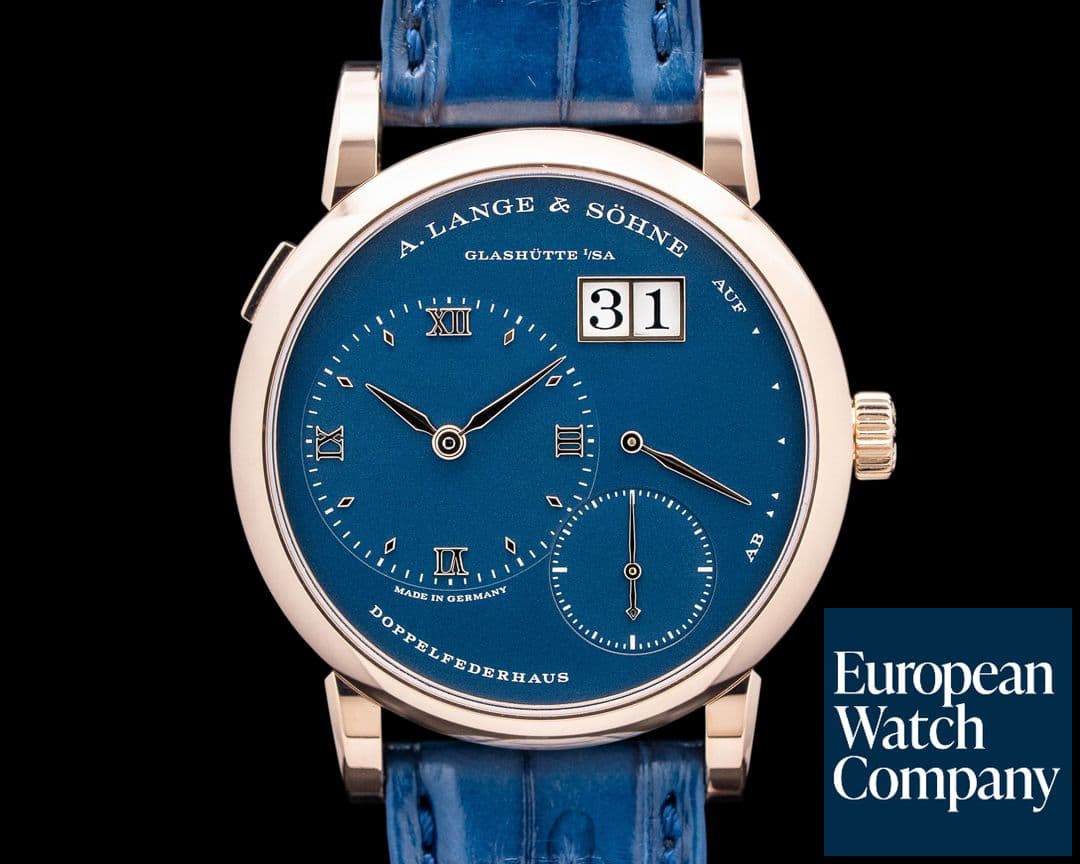 Image of A. Lange & Söhne 191.063 Lange 1 18K Rose Gold Blue Dial 2025