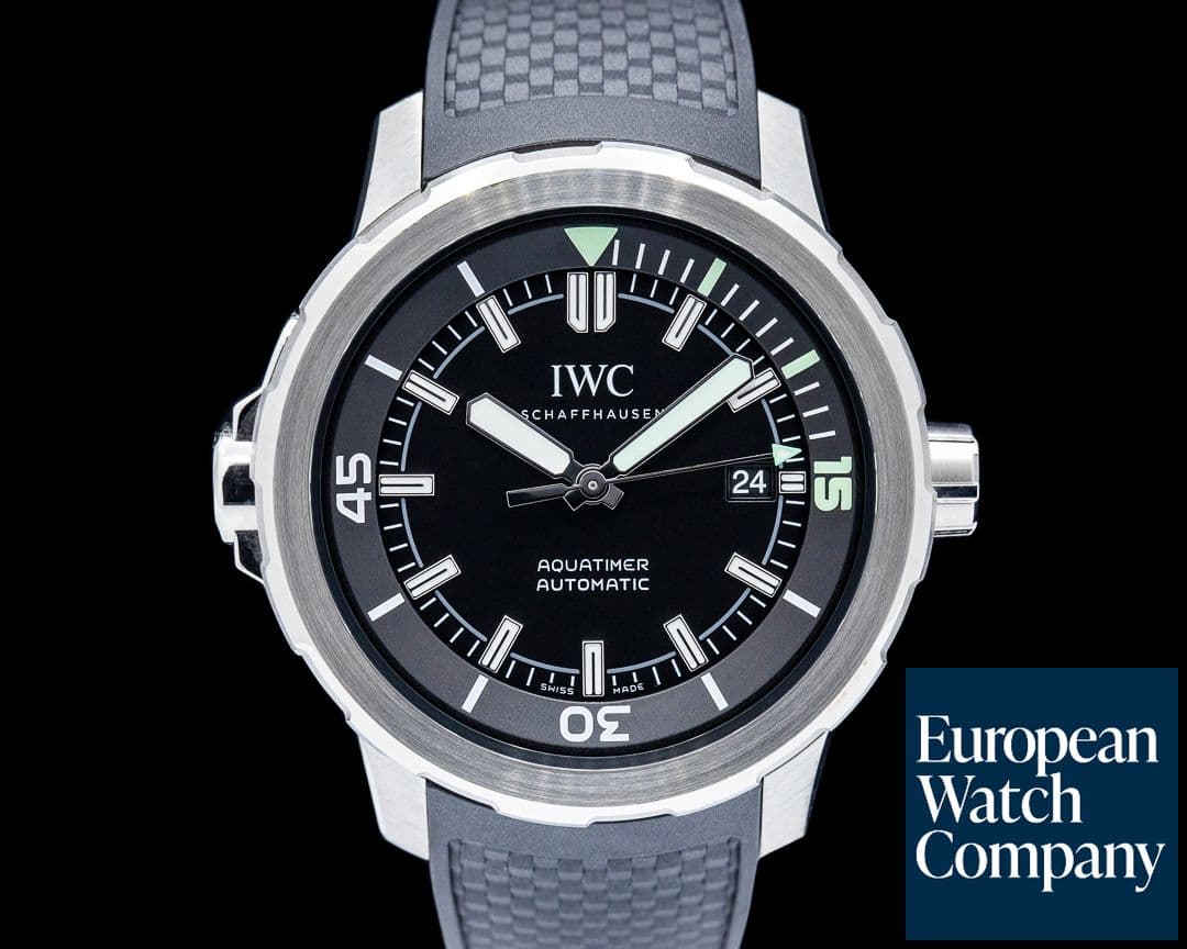 Image of IWC IW329001 Aquatimer Automatic SS Black Dial