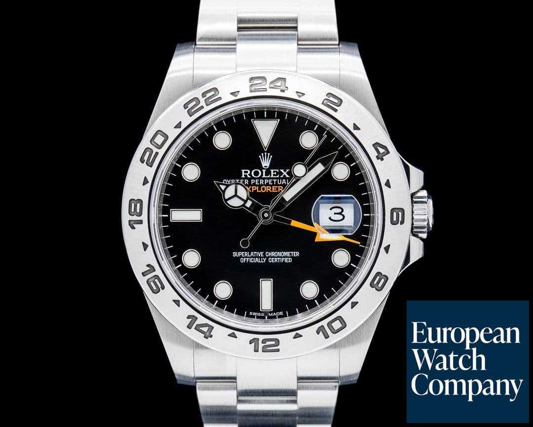 Image of Rolex 216570 Explorer II SS Black Dial