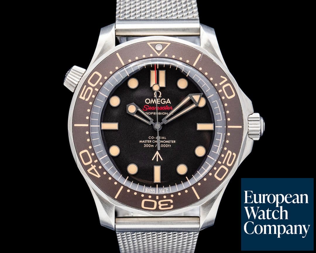 Image of Omega Seamaster Diver 300M 007 Edition Titanium Black Dial