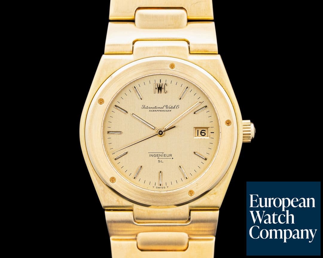 Image of IWC 9503/9232 Ingenieur 18K Yellow Gold Champagne Dial RARE