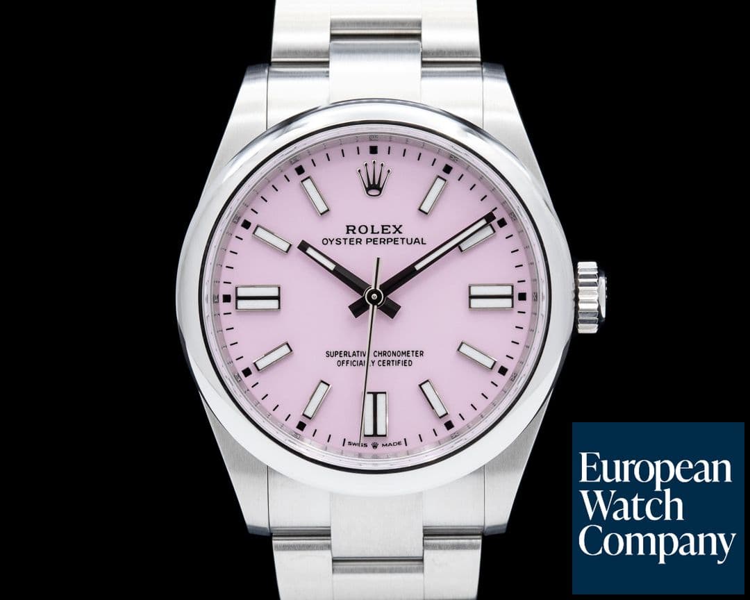 Image of Rolex 134300 Oyster Perpetual 41 SS Candy Pink Dial 2025