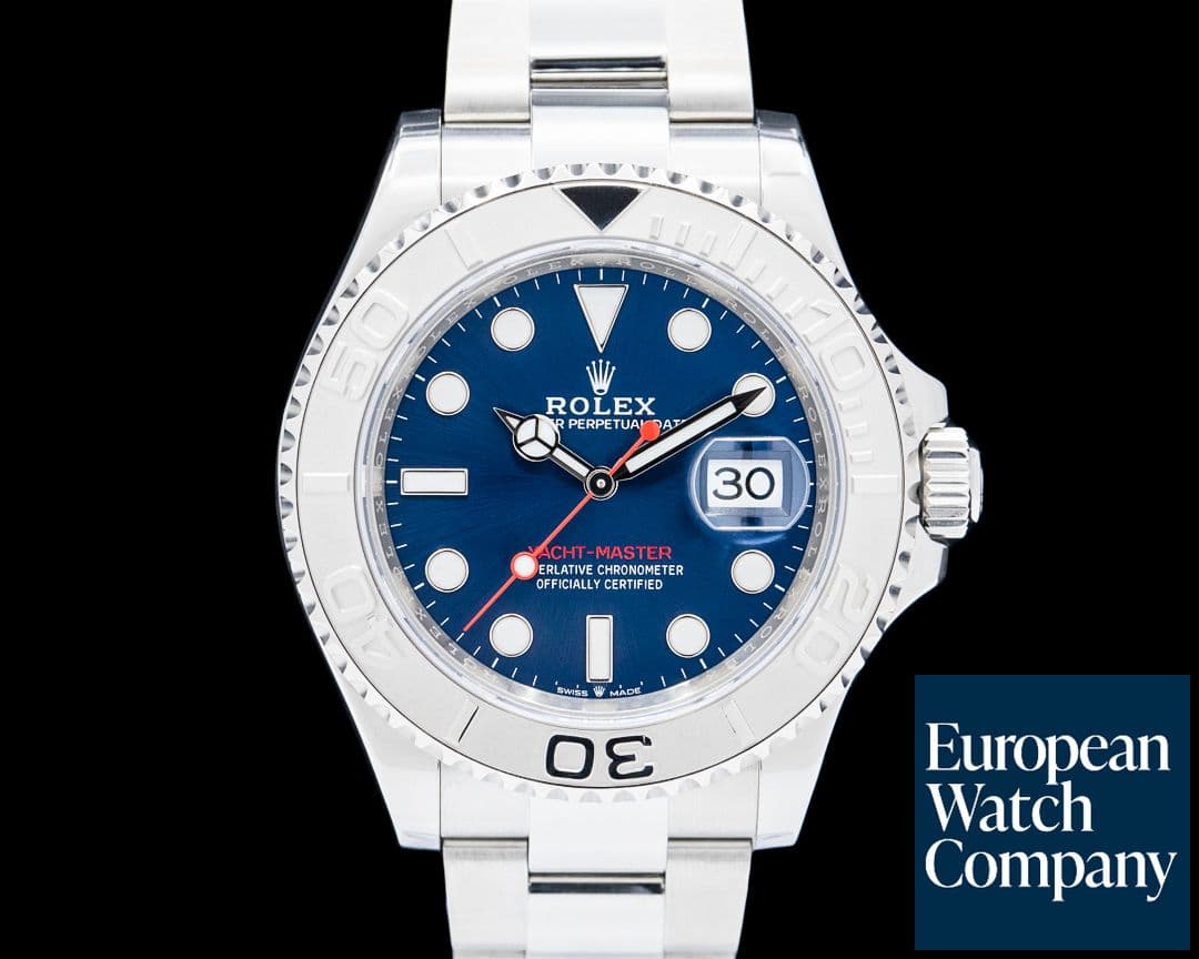 Image of Rolex 126622 Yacht-Master 40MM Platinum Bezel SS Blue Dial