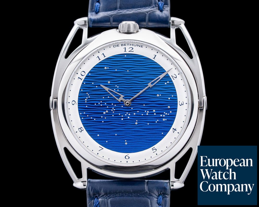 Image of De Bethune DB28XS Starry Seas Titanium Blue Dial