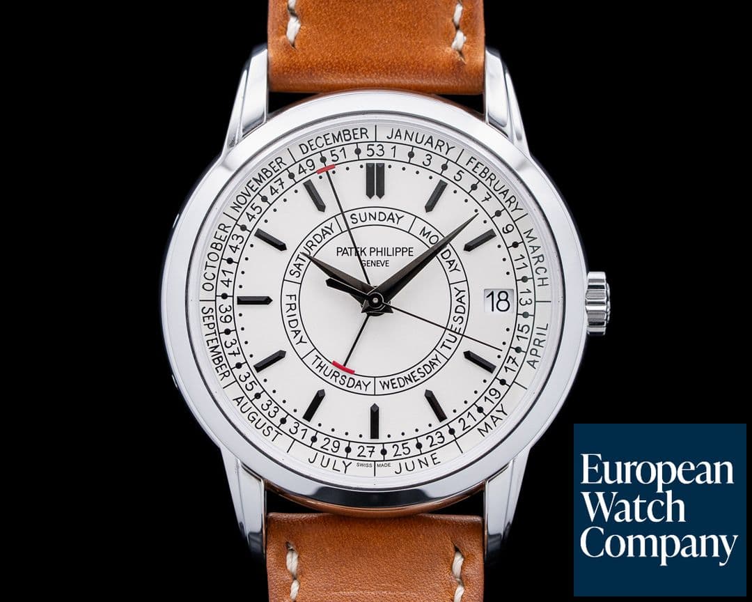 Image of Patek Philippe 5212A Calatrava Weekly Calendar SS Silver Dial