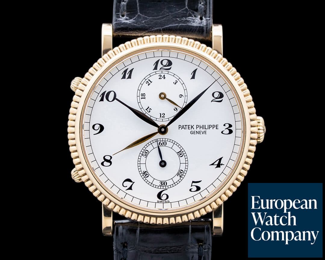 Image of Patek Philippe 5034J Calatrava Travel Time 18K Yellow Gold SHARP