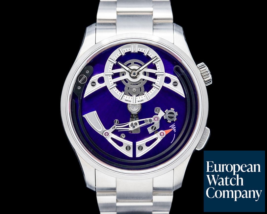 Image of Christopher Ward C1 Bel Canto Cielo Titanium Purple Dial