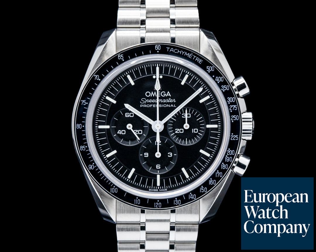 Image of Omega Speedmaster Professional Moonwatch SS Black Dial