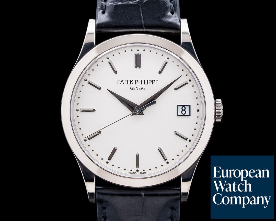 Image of Patek Philippe 5296G-010 Calatrava Automatic 18K White Gold Silver Dial