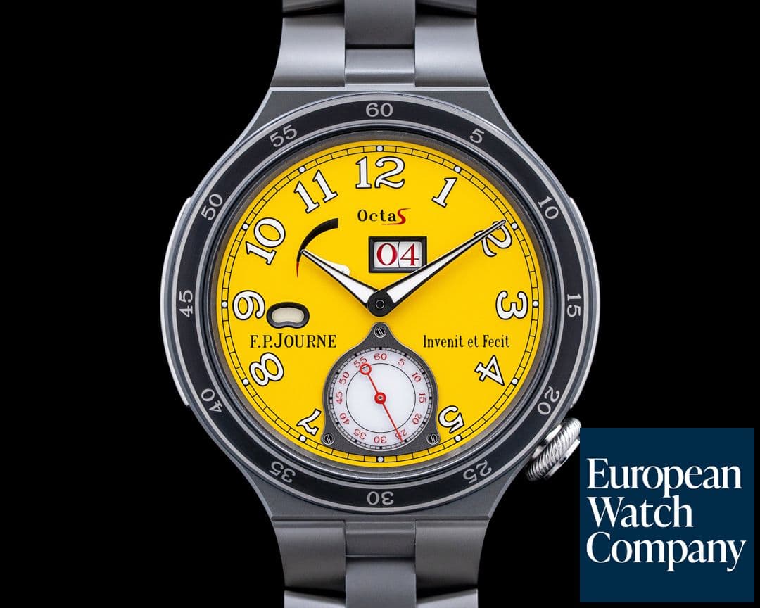 Image of F. P. Journe ARS2 Octa Automatique Reserve Titanium Yellow Dial UNWORN