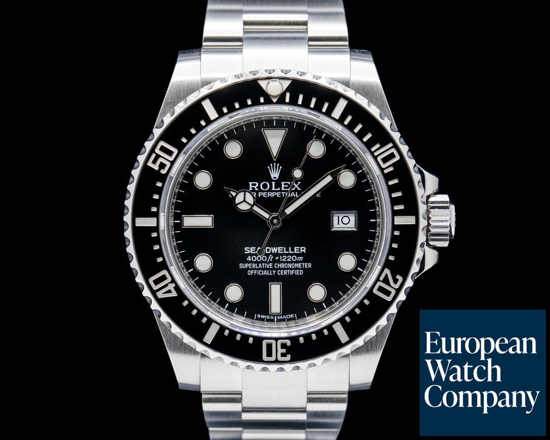 Image of Rolex 116600 Sea-Dweller SS Black Dial