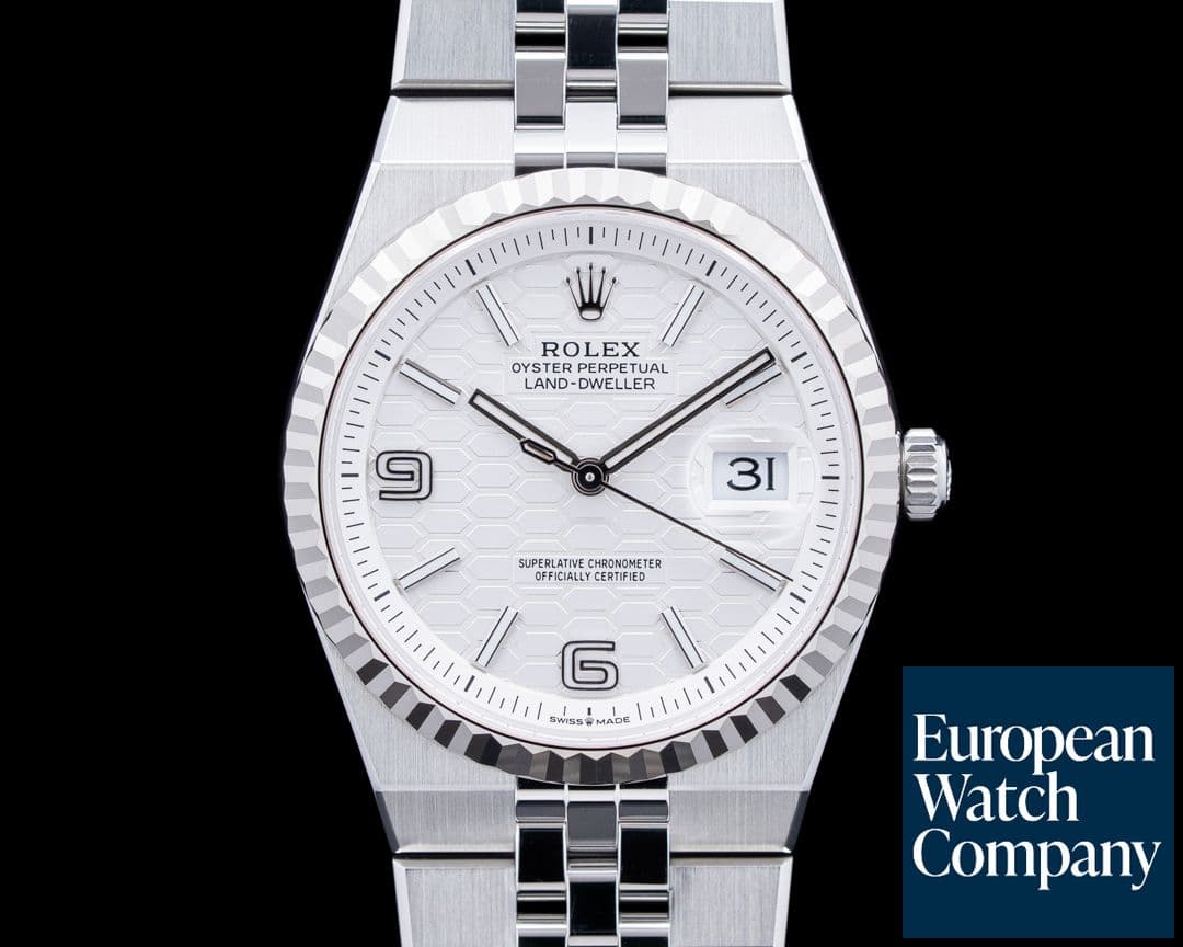 Image of Rolex 127234 Land-Dweller 36MM SS White Dial 2026