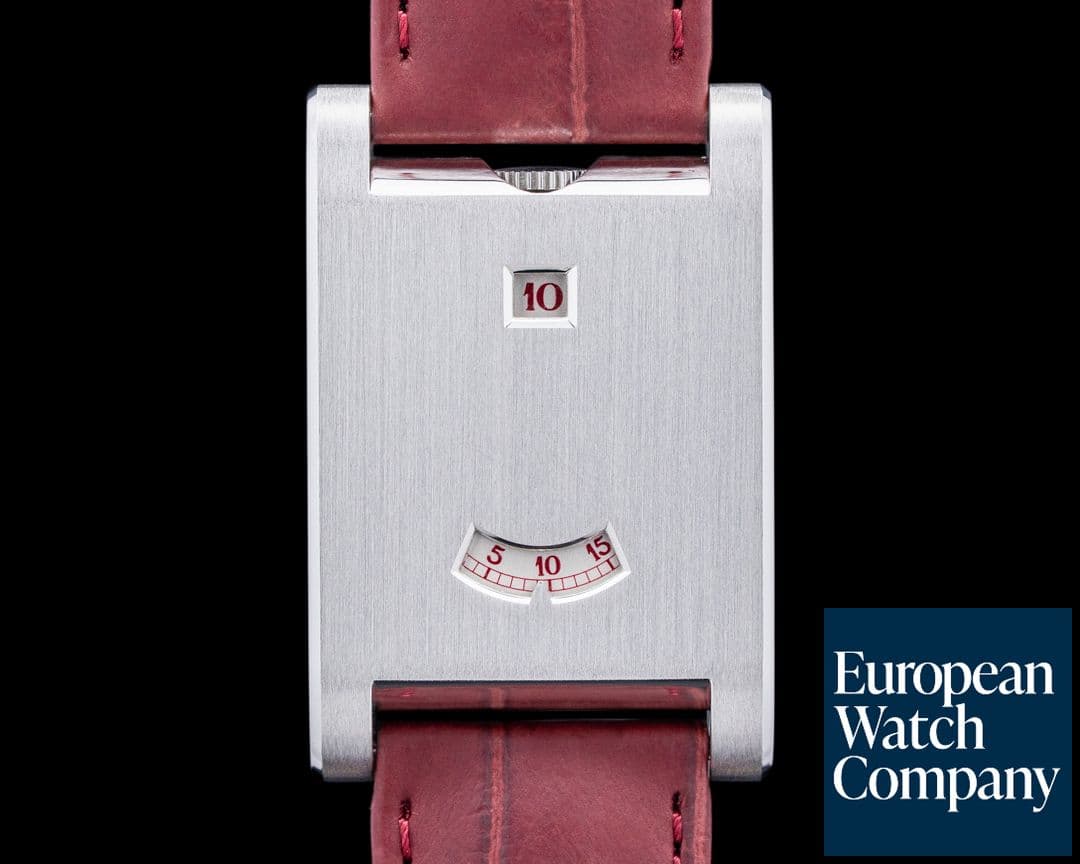 Image of Cartier WGTA0236 Cartier Prive Tank a Guichets Platinum Aperture Dial 2025