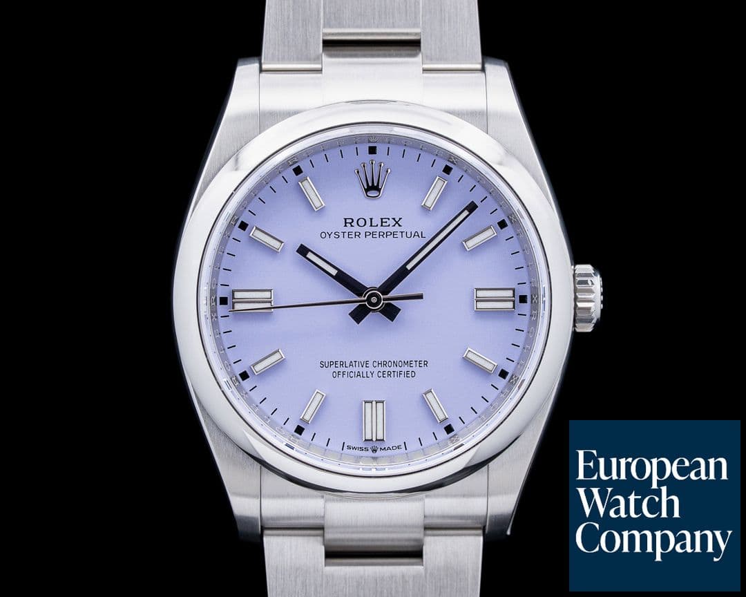 Image of Rolex 126000 Oyster Perpetual SS Lavender Dial 2026 UNWORN