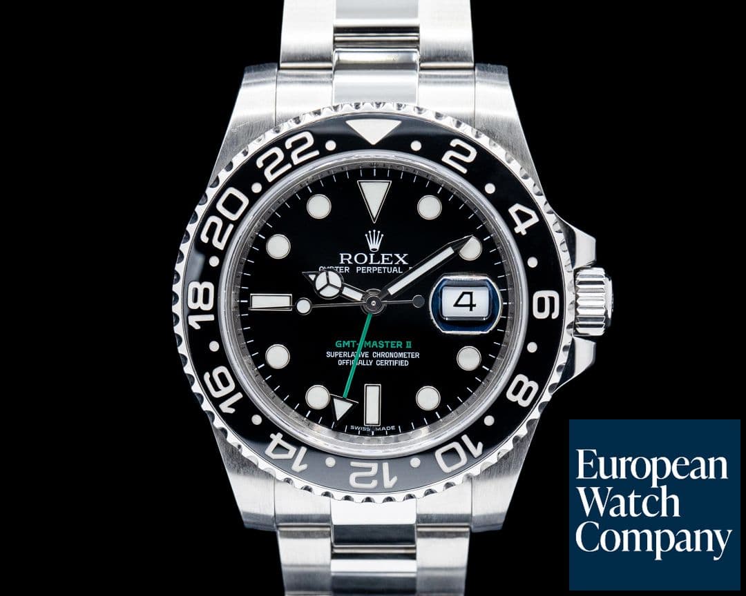Image of Rolex 116710LN GMT-Master II Ceramic SS Black Dial