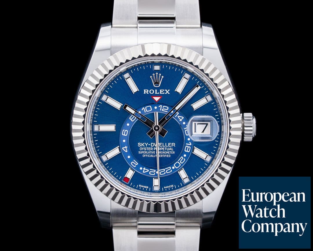 Image of Rolex 326934 Sky-Dweller SS Blue Dial