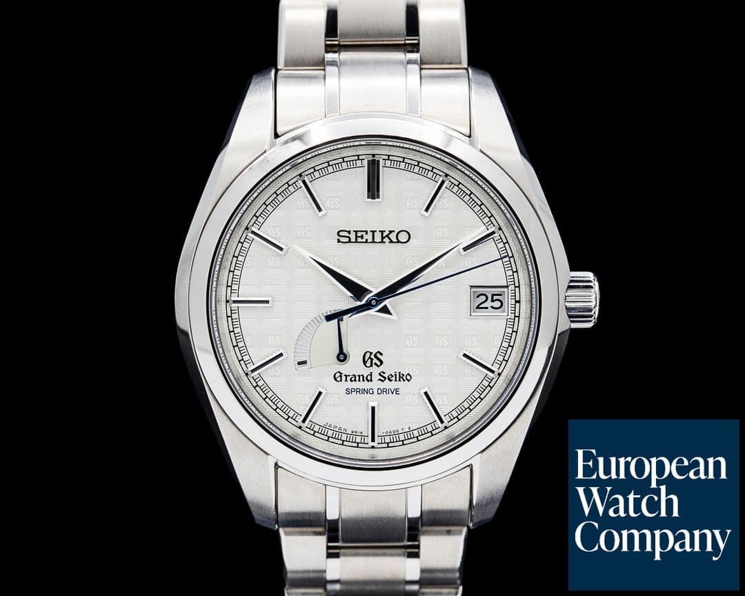 Image of Grand Seiko SBGA109 Spring Drive Titanium Silver Dial LIMITED