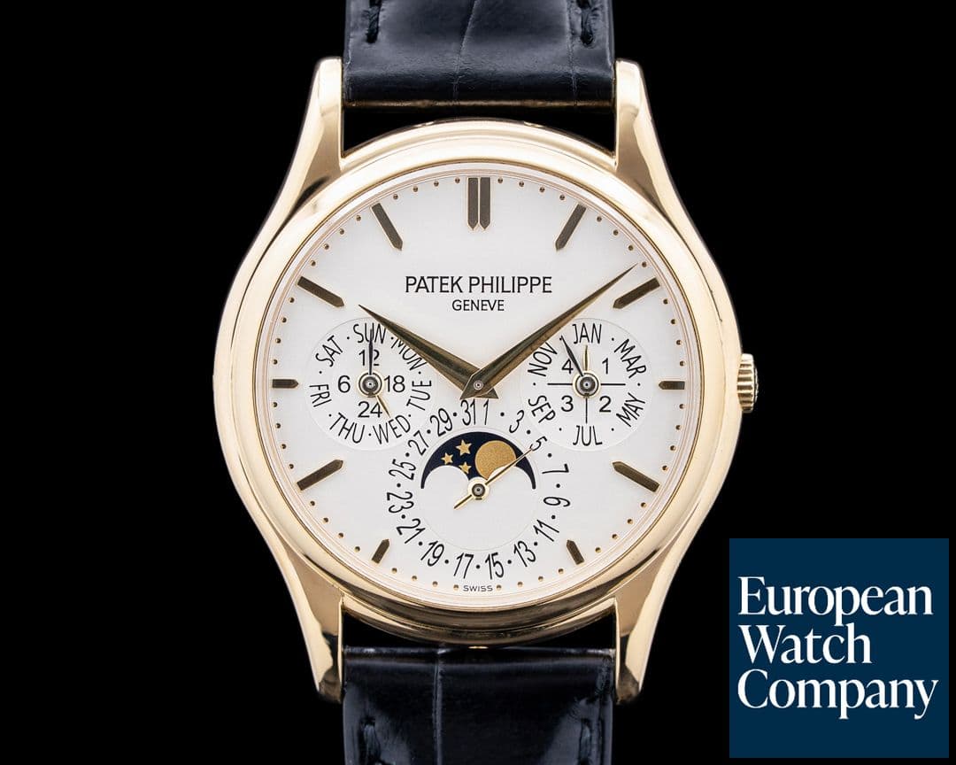 Image of Patek Philippe 5140J Perpetual Calendar Grand Complications 18K Yellow Gold Silver Dial
