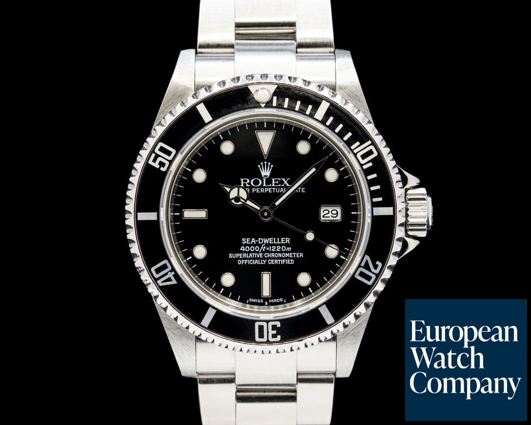 Image of Rolex 16600 SeaDweller SS Black Dial