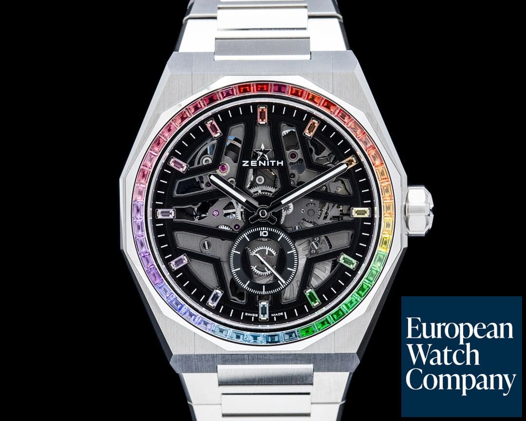Image of Zenith DEFY Skyline "Bhindi Edition" SS Skeleton Dial LIMITED