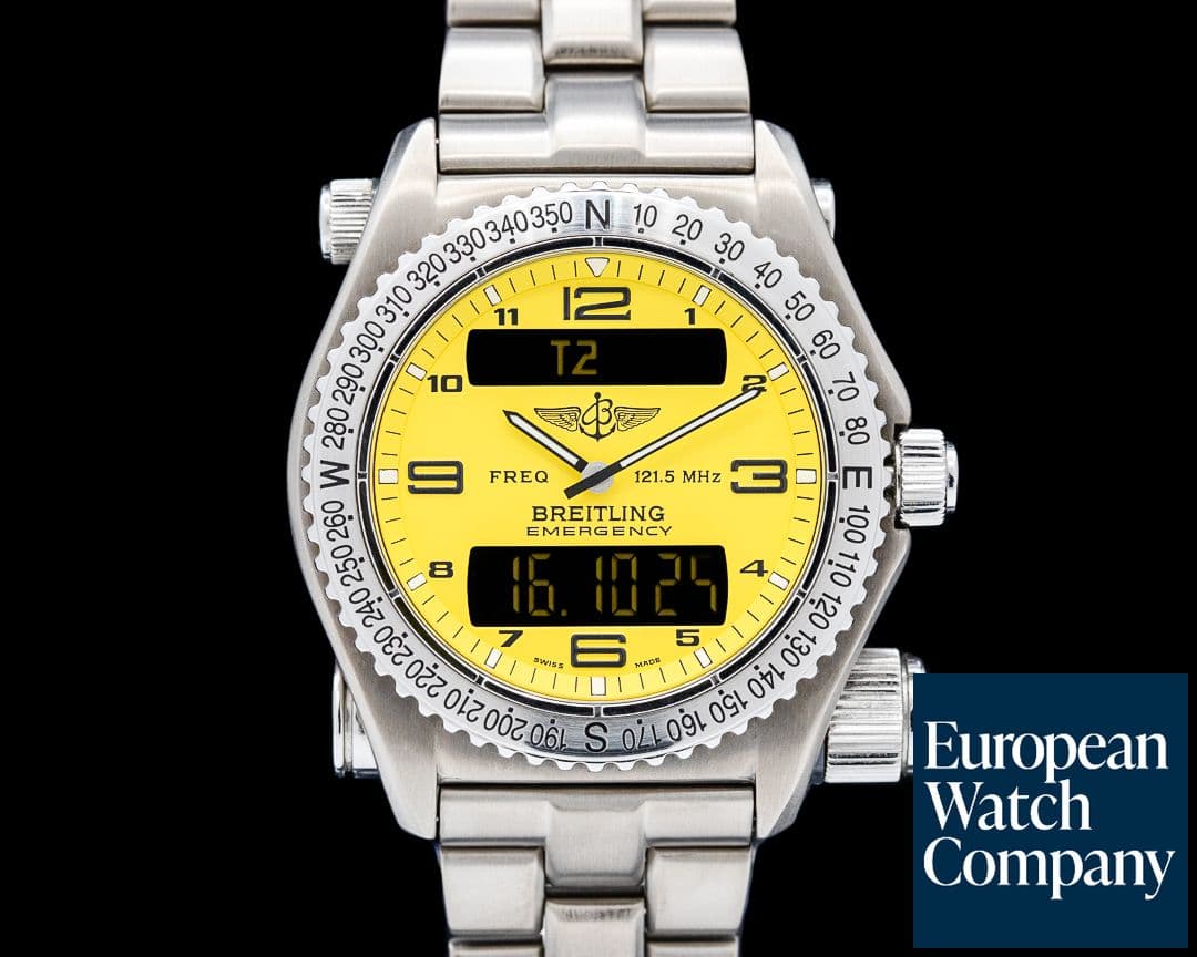 Image of Breitling E56121.1 Emergency Titanium Yellow Dial
