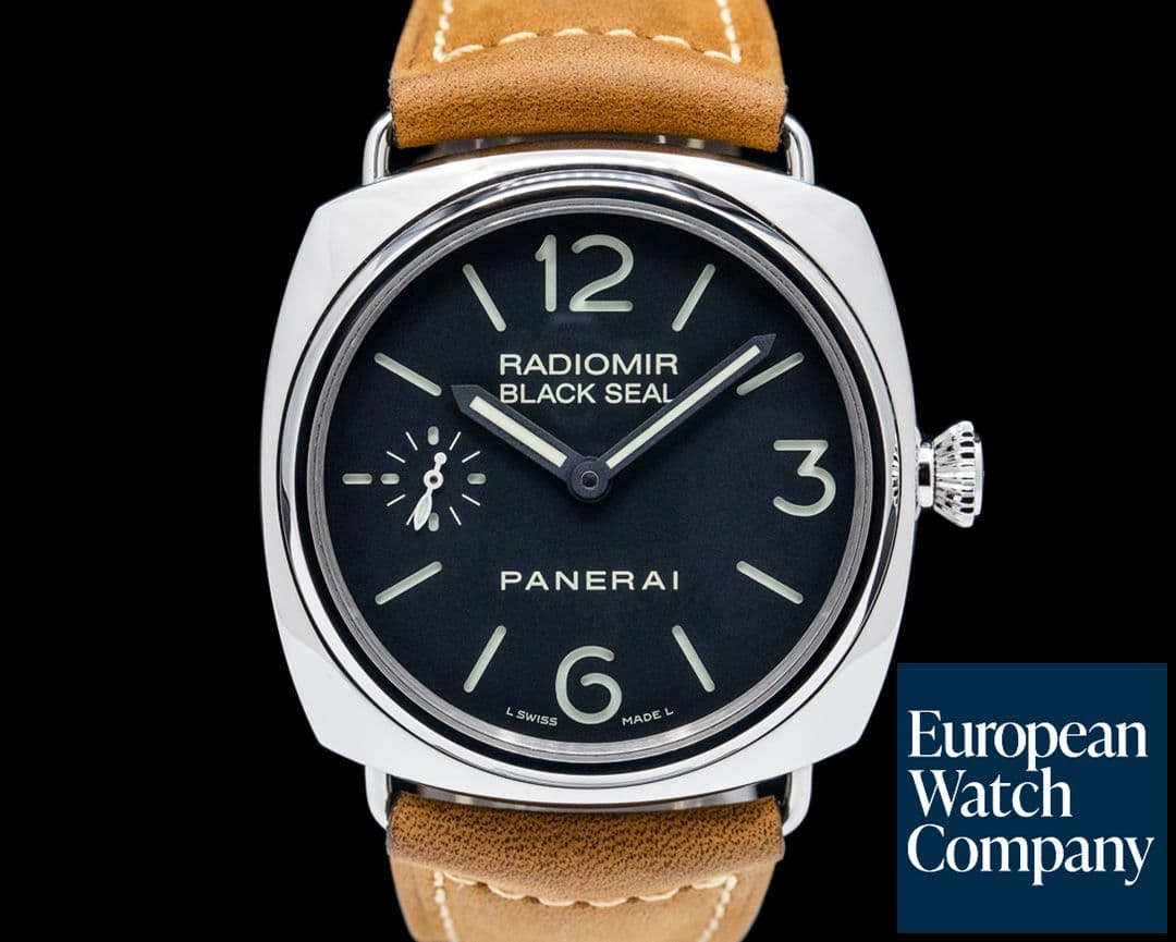 Image of Panerai PAM00183 Radiomir Black Seal SS Black Dial