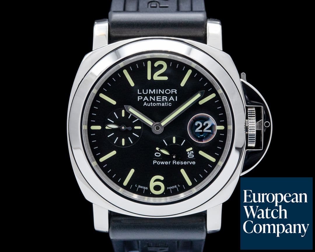 Image of Panerai PAM01090 Luminor Power Reserve Automatic SS Black Dial