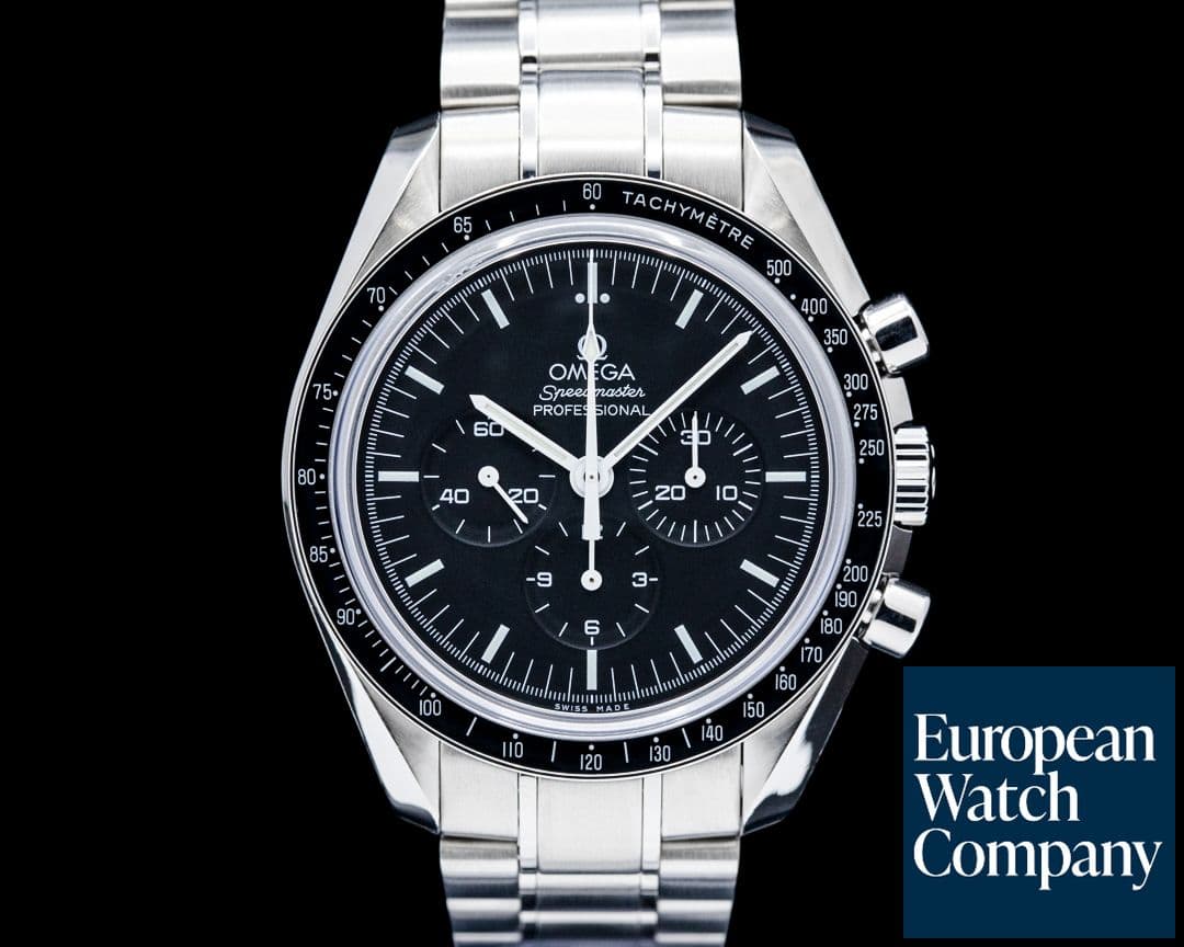 Image of Omega Speedmaster Professional Moonwatch SS Black Dial