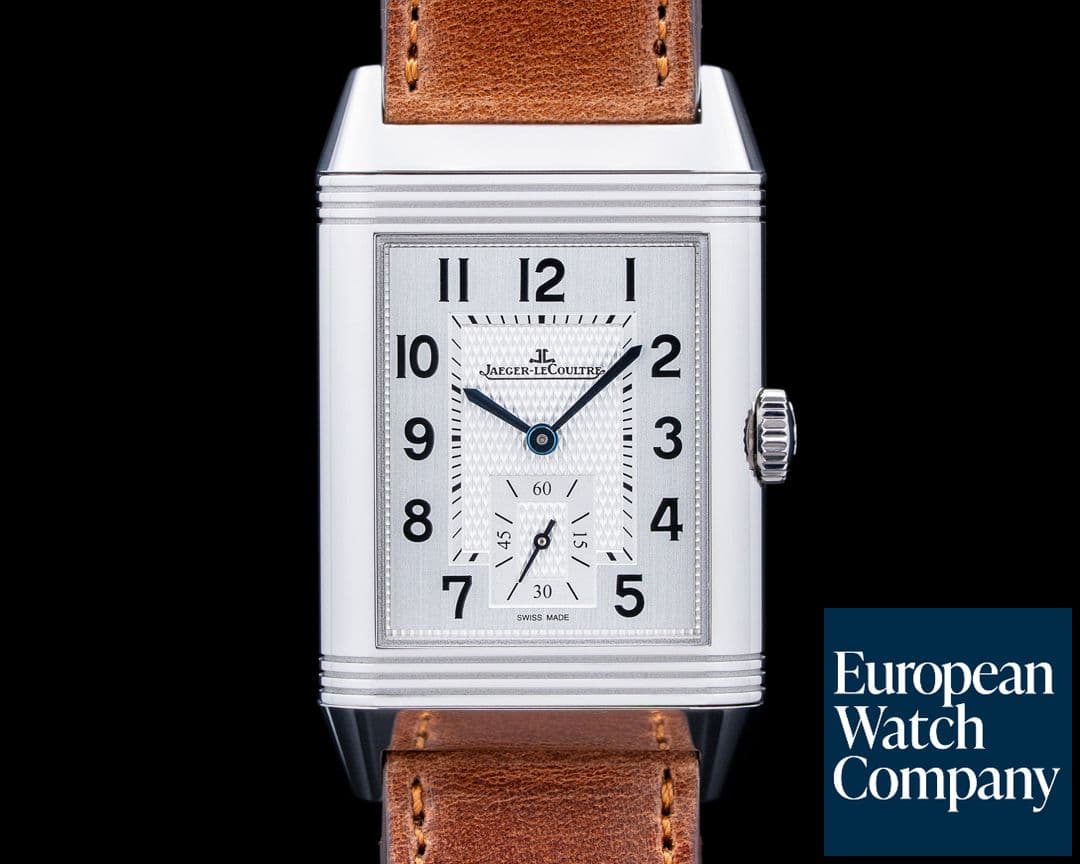 Image of Jaeger LeCoultre Q3848422 Reverso Classic Large Duoface SS Silver Dial