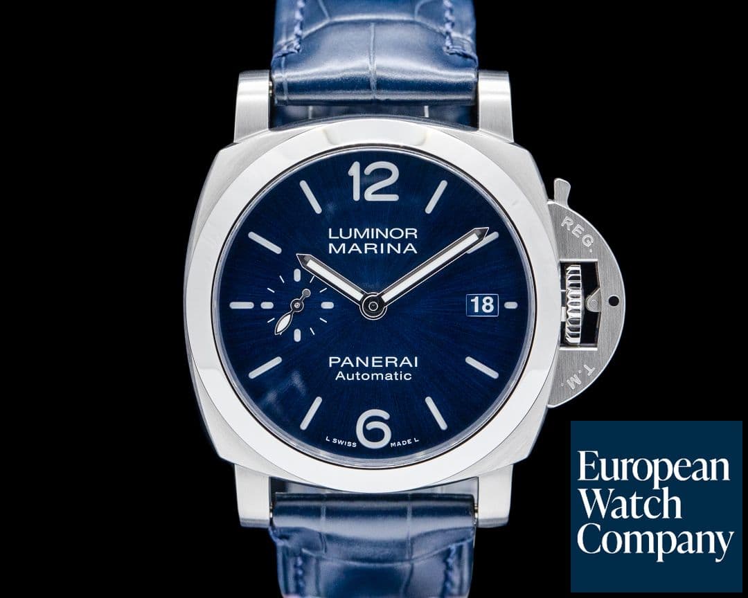 Image of Panerai PAM01370 Luminor Marina Quaranta SS Blue Dial 2025