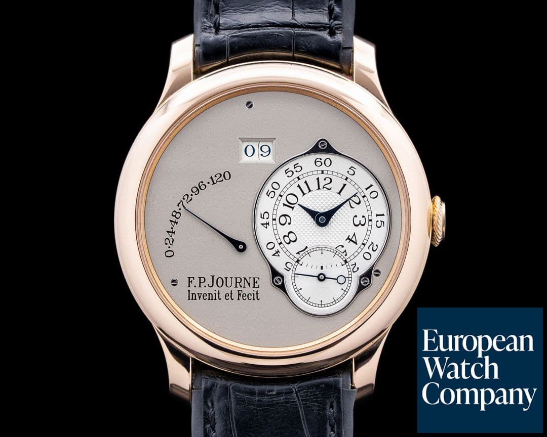 Image of F.P. Journe Octa Reserve de Marche 18K Rose Gold Gray Dial