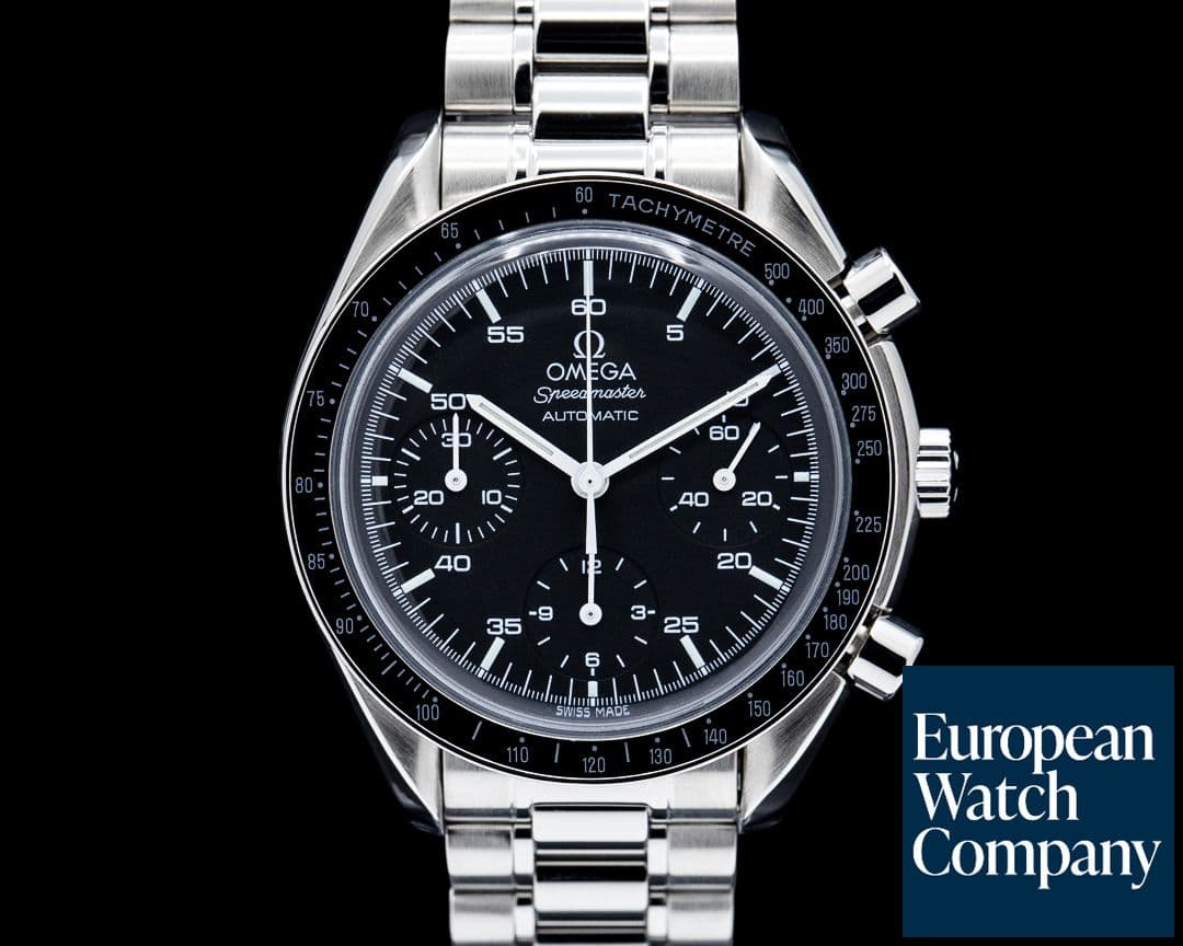 Image of Omega Speedmaster Reduced SS Black Dial