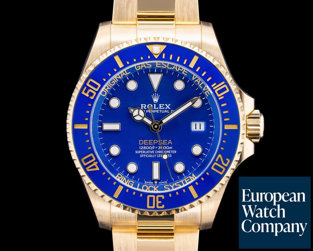 Image of Rolex 136668LB Deepsea 18K Yellow Gold Blue Dial 2025