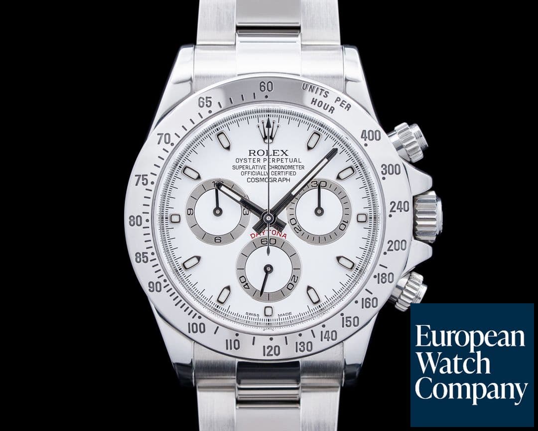 Image of Rolex 116520 Daytona SS White Dial