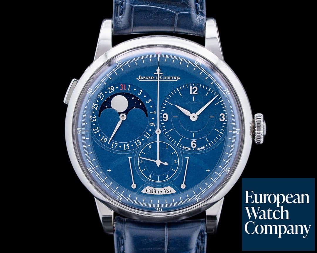 Image of Jaeger-LeCoultre Q604848J Duometre Quantieme Lunaire SS Blue Dial 2025