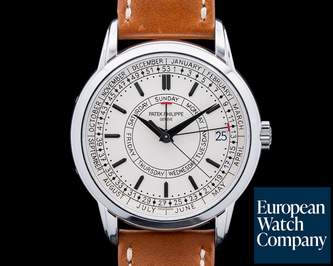 Image of Patek Philippe 5212A Calatrava Weekly Calendar SS Silver Dial