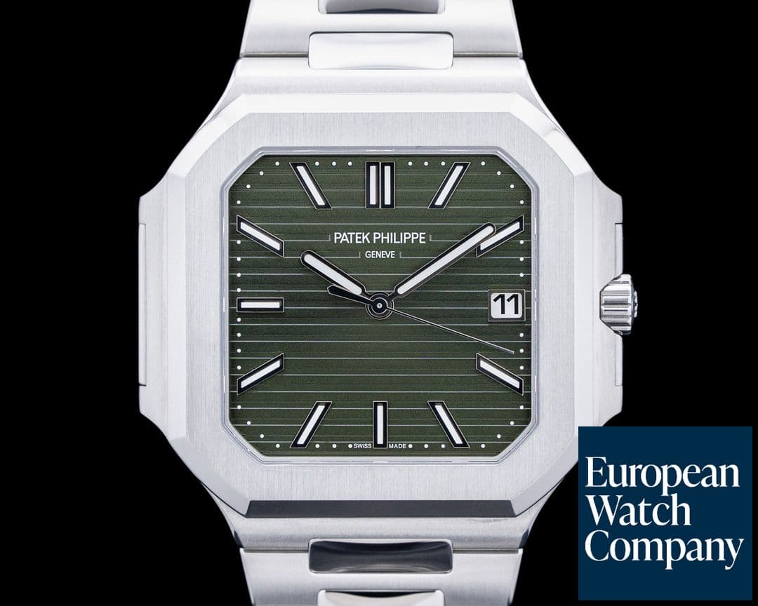 Image of Patek Philippe 5821/1A Cubitus Date SS Green Dial 2025
