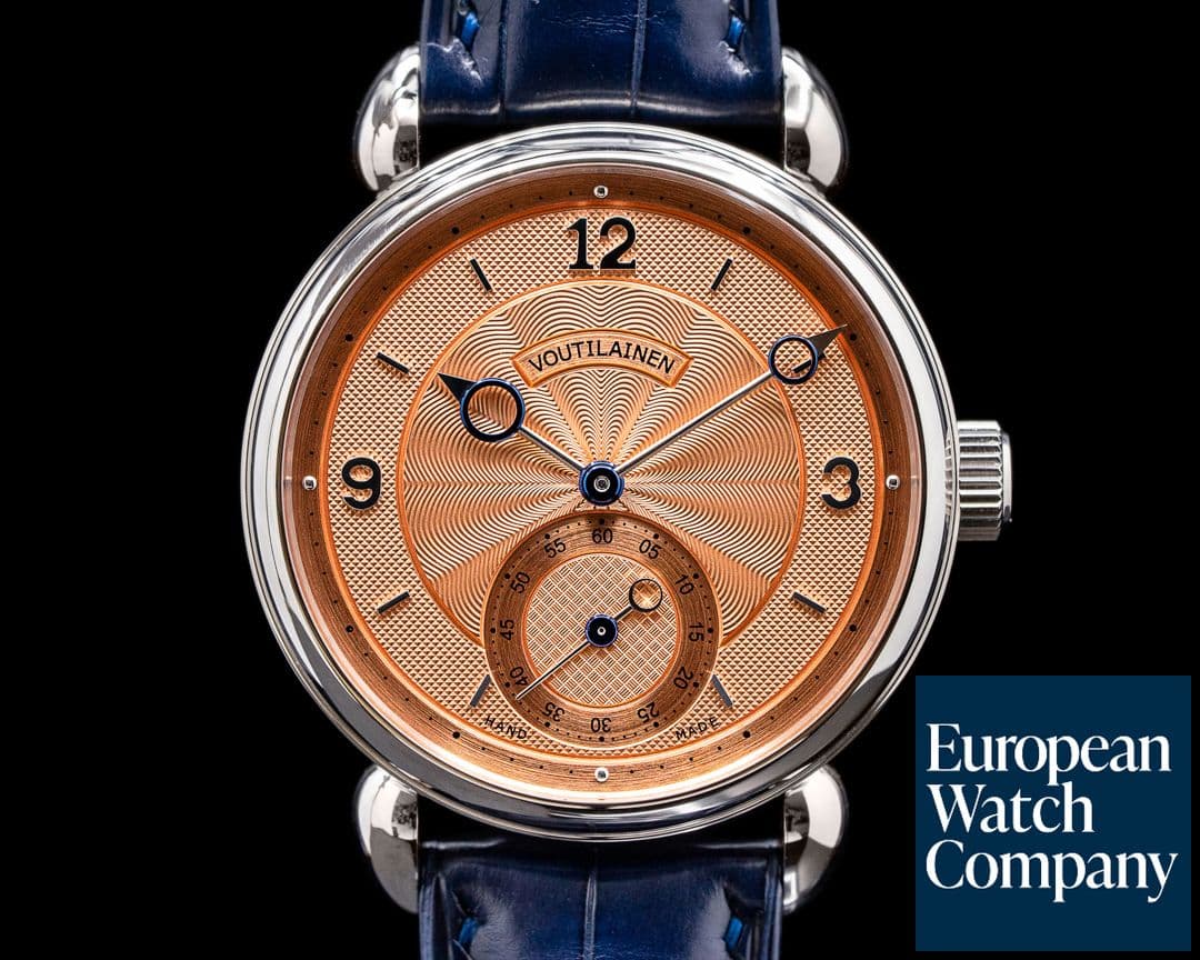 Image of Kari Voutilainen Vingt-8 18K White Gold Salmon Dial