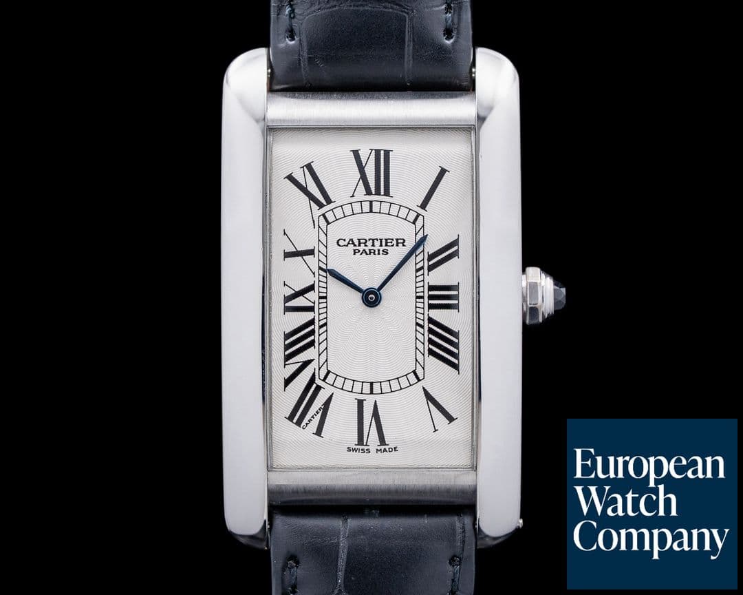 Image of Cartier Collection Privee Tank Americaine Mecanique CPCP Platinum LIMITED
