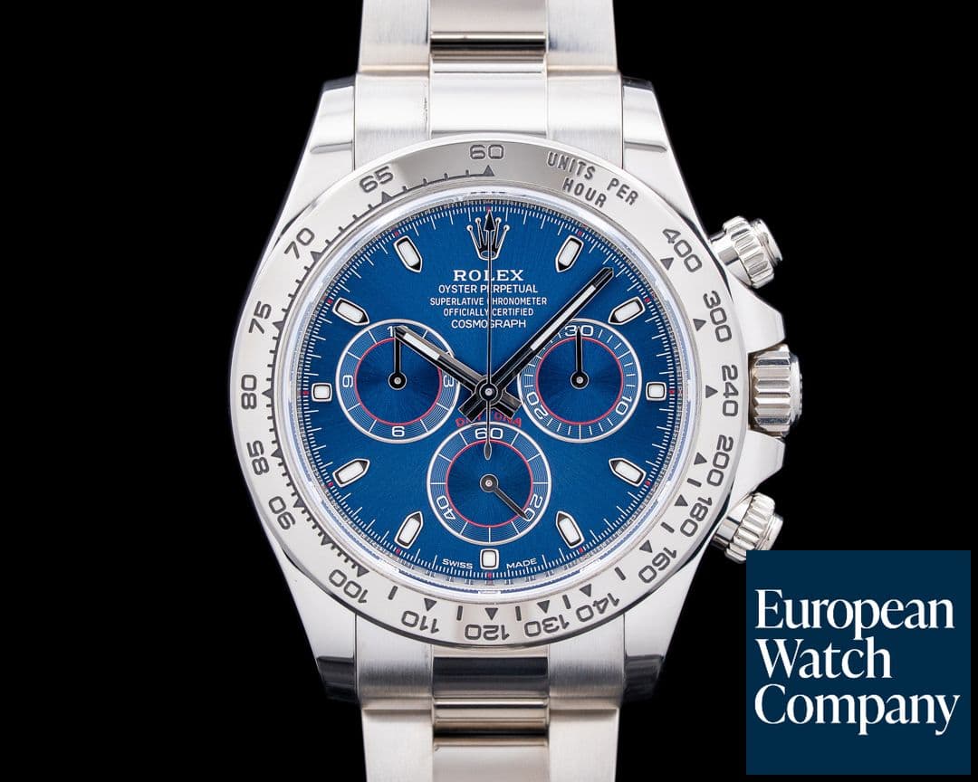 Image of Rolex 116509 Daytona 18K White Gold Blue Dial