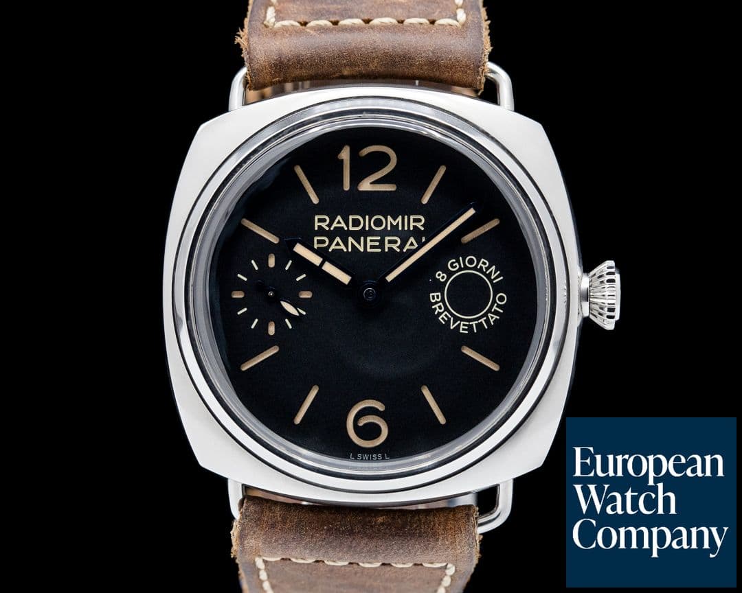 Image of Panerai PAM00992 Radiomir 8 Days SS Black Dial